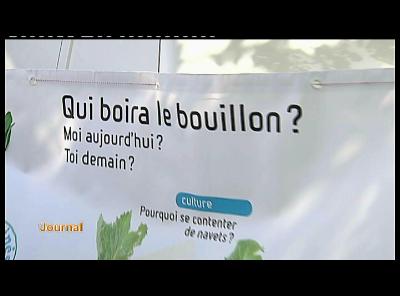 FLORENVILLE : MERCHE DISTRIBUTION SOUPE ET AFFICHES LUTTE CONTRE LA PAUVRETE