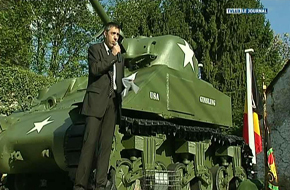 WIBRIN INAUGURATION DU CHAR SHERMAN