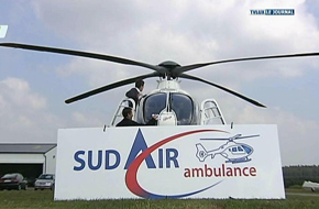 SUD AIR REPLIQUE À L'HÉLICO DE BRA