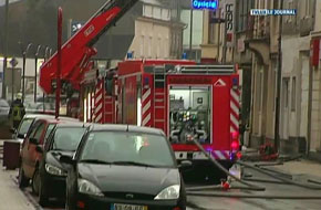 UN INCENDIE AU CENTRE D'ATHUS