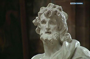 SAINT-HUBERT: RETOUR DES STATUES DES 4 EVANGELISTES