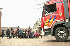 ROSSART - VISITE DE SECURITE SUITE A UN ACCIDENT A L'ECOLE