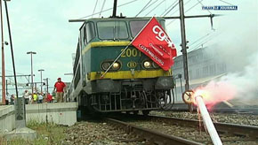 ACTION CGSP : DISTRIBUTION TRACT LIGNE JEMELLE-LIBRAMONT