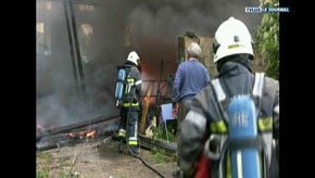 MARLOIE : INCENDIE DANS UN HANGAR