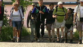 Saint-Hubert : repérages pour la création du GR 151 