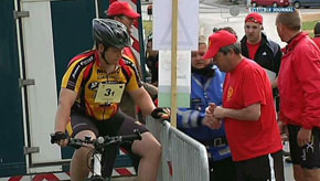 Neufchâteau : triathlon de la police