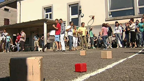 Suxy : Championnat de Belgique de pétanque à boules carrées