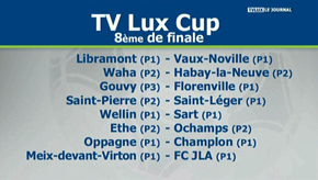 Football : résultats tirage TV Lux cup