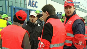 Aubange : Arrêt de travail chez AGC.