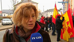 Virton : Action nationale des travailleurs de Fedasil