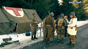 Bastogne : Tournage d'un film pour le futur centre de mémoire 