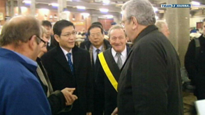 Ciney : visite de l'ambassadeur de Chine