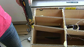 Houffalize : stage autour des meubles en carton