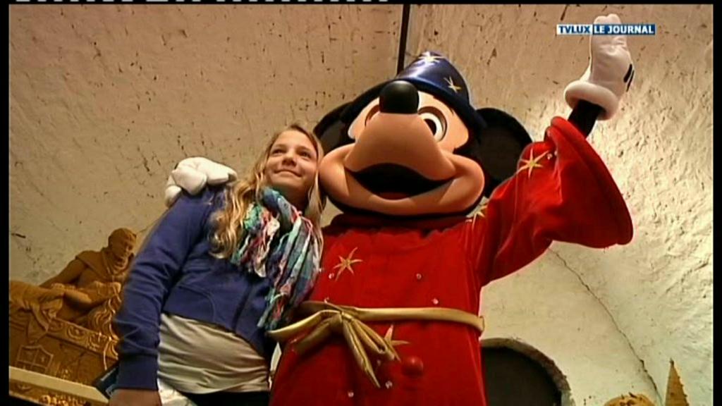 Dinant: sculptures de sable Disney