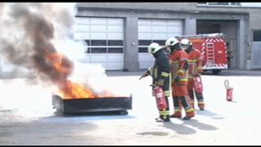Rochefort: en stage chez les pompiers