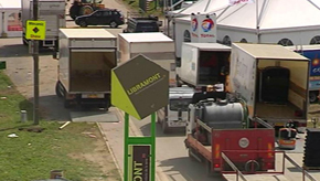 Libramont: démontage de la Foire