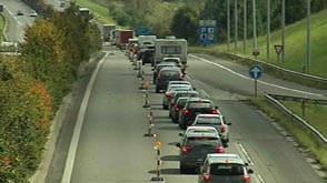 Bouchons sur l'E411