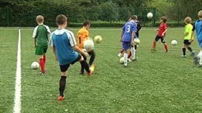 Football : Entraînement Danone Nations Cup
