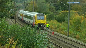 Un train entre en collision avec un cerf