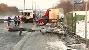 Verlaine : Trois camions accidentés, un conducteur décédé