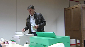 Bastogne : Benoît Lutgen vote
