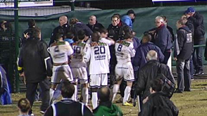 Habay - FC Liège : Incidents en fin de match