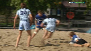 Gros plan : Beach Rugby